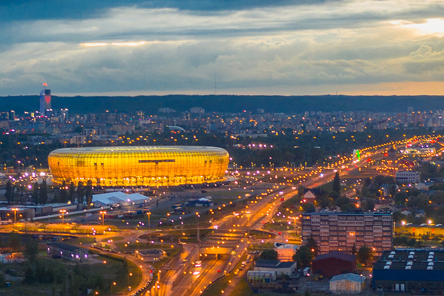 NEXEDGE communication system in the Polsat Plus Arena Gdańsk