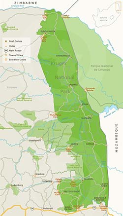 Kruger National Park Map