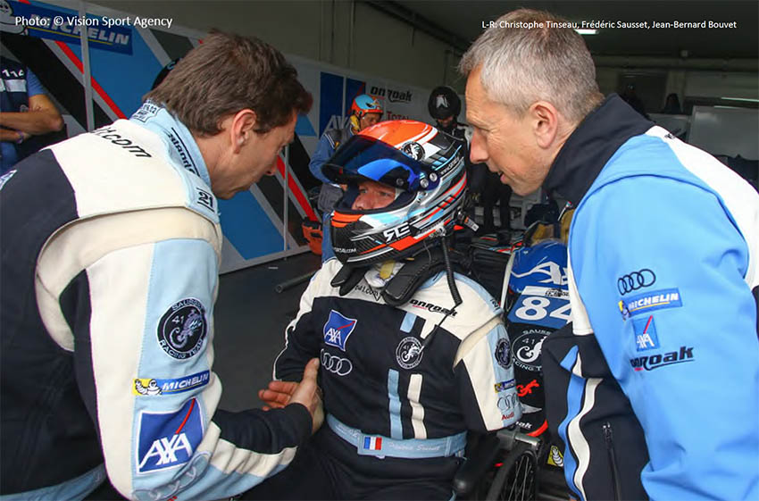 L-R: Christophe Tinseau, Frédéric Sausset, Jean-Bernard Bouvet