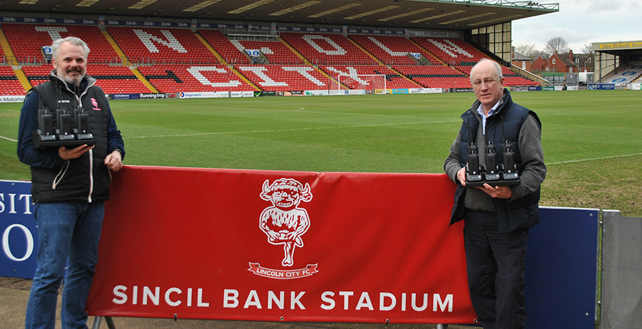 Lincoln City FC - Kenwood DMR walkie talkies