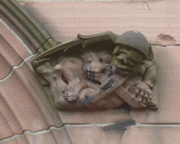 The gargoyles at Liverpool Cathedral